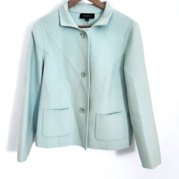 TALBOTS Women's Double Faced Wool Jacket Blazer size 6 - Picture 2 of 10